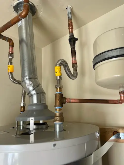 Water heater installation and plumbing repair in Rahm